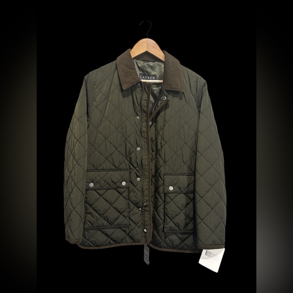 RALPH LAUREN BIG BOY’S Quilted Diamond-Shaped Regular Raincoat